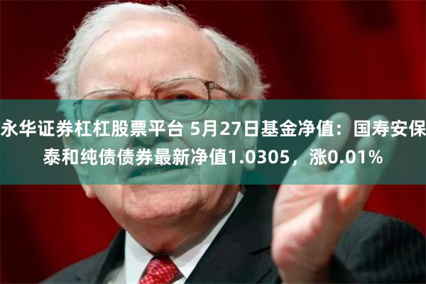 永华证券杠杠股票平台 5月27日基金净值：国寿安保泰和纯债债券最新净值1.0305，涨0.01%