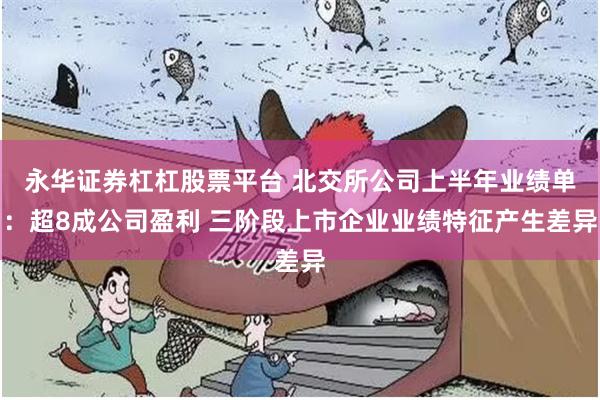 永华证券杠杠股票平台 北交所公司上半年业绩单：超8成公司盈利 三阶段上市企业业绩特征产生差异